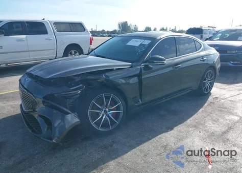 2025 Genesis G70 2.5T Rwd из США, поврежденный, VIN KMTG34SC7SU156246